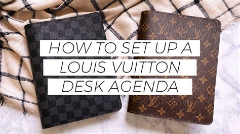 desk agenda louis vuitton|louis vuitton desk agenda refill.